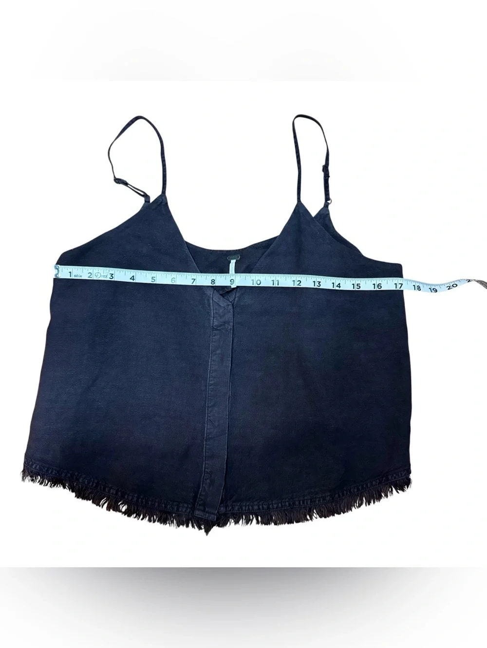 Young Fabulous & Broke Rehan cropped swing linen tank chocolate boho festival - Picture 9 of 10